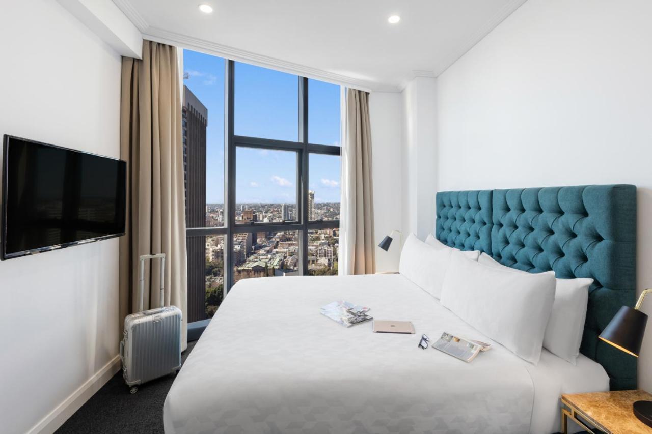 Meriton Suites Pitt Street, Σίδνεϊ Εξωτερικό φωτογραφία A bedroom at the hotel