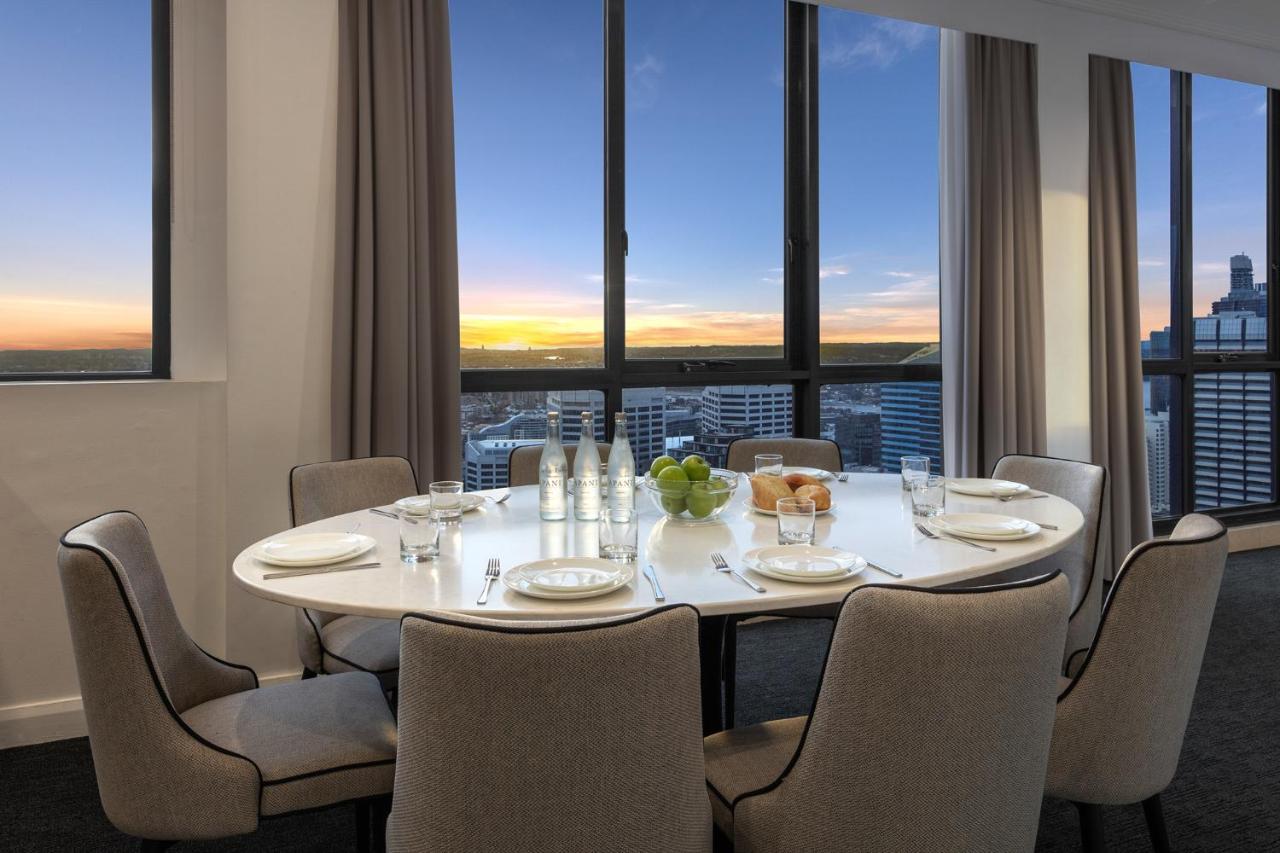Meriton Suites Pitt Street, Σίδνεϊ Εξωτερικό φωτογραφία Dining room