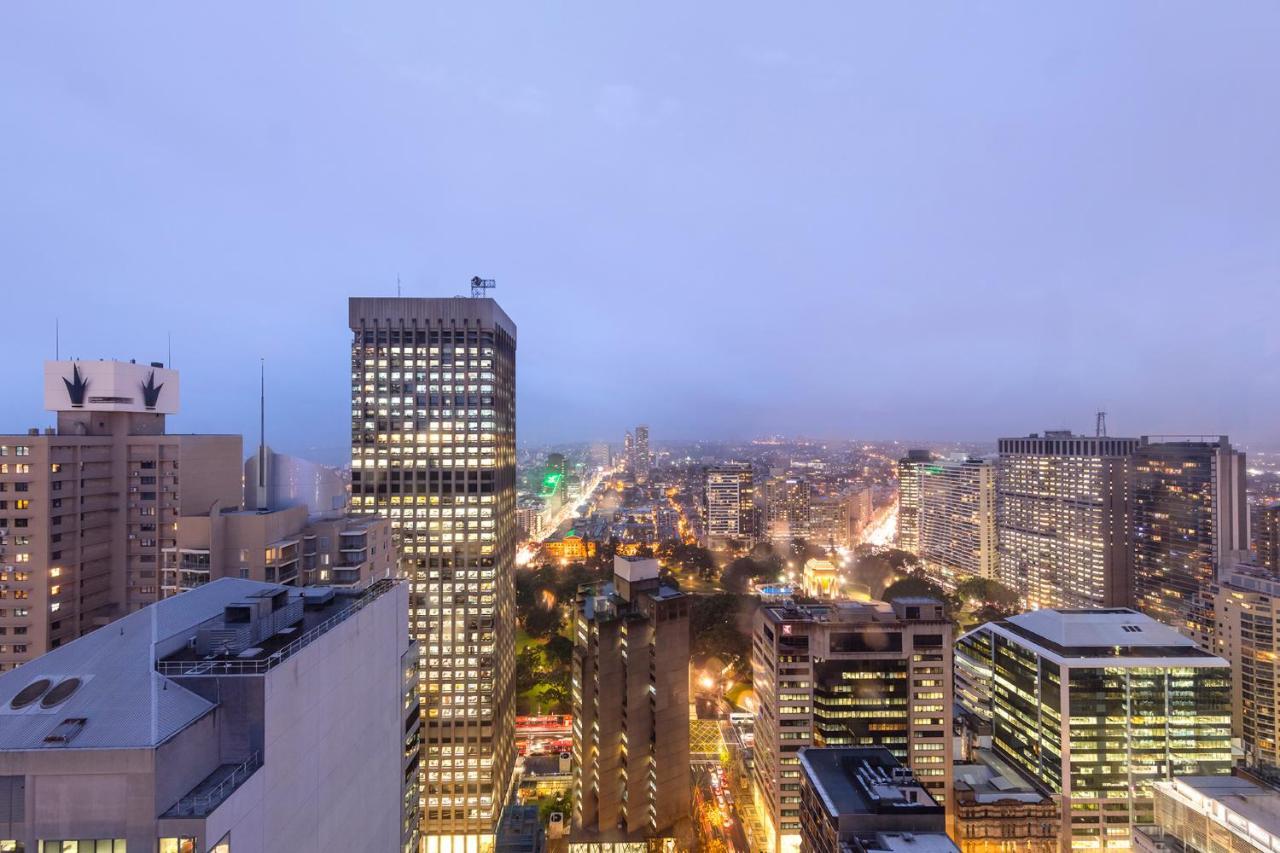 Meriton Suites Pitt Street, Σίδνεϊ Εξωτερικό φωτογραφία View of the city from the 10th floor of the hotel