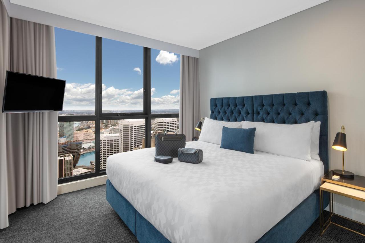 Meriton Suites Pitt Street, Σίδνεϊ Εξωτερικό φωτογραφία A bedroom at the hotel